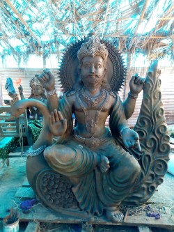 LARD VISHWA KARMA CLAY IDOLE 