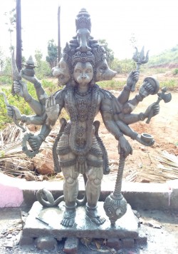 Lard Panchamukhi hamnuman cement idole